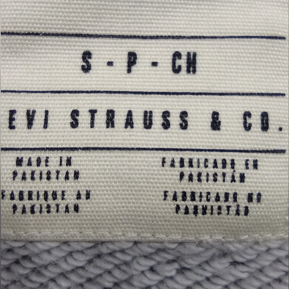 Levi's Knit Shacket Mens S Gray Casual Comfy Retro 90s Y2K